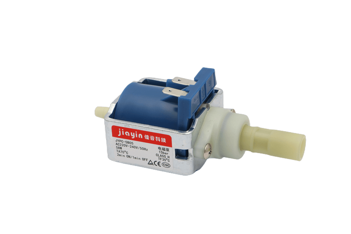 the feature of JIAYIN vibratory pump JYPC-5B for coffee machine
